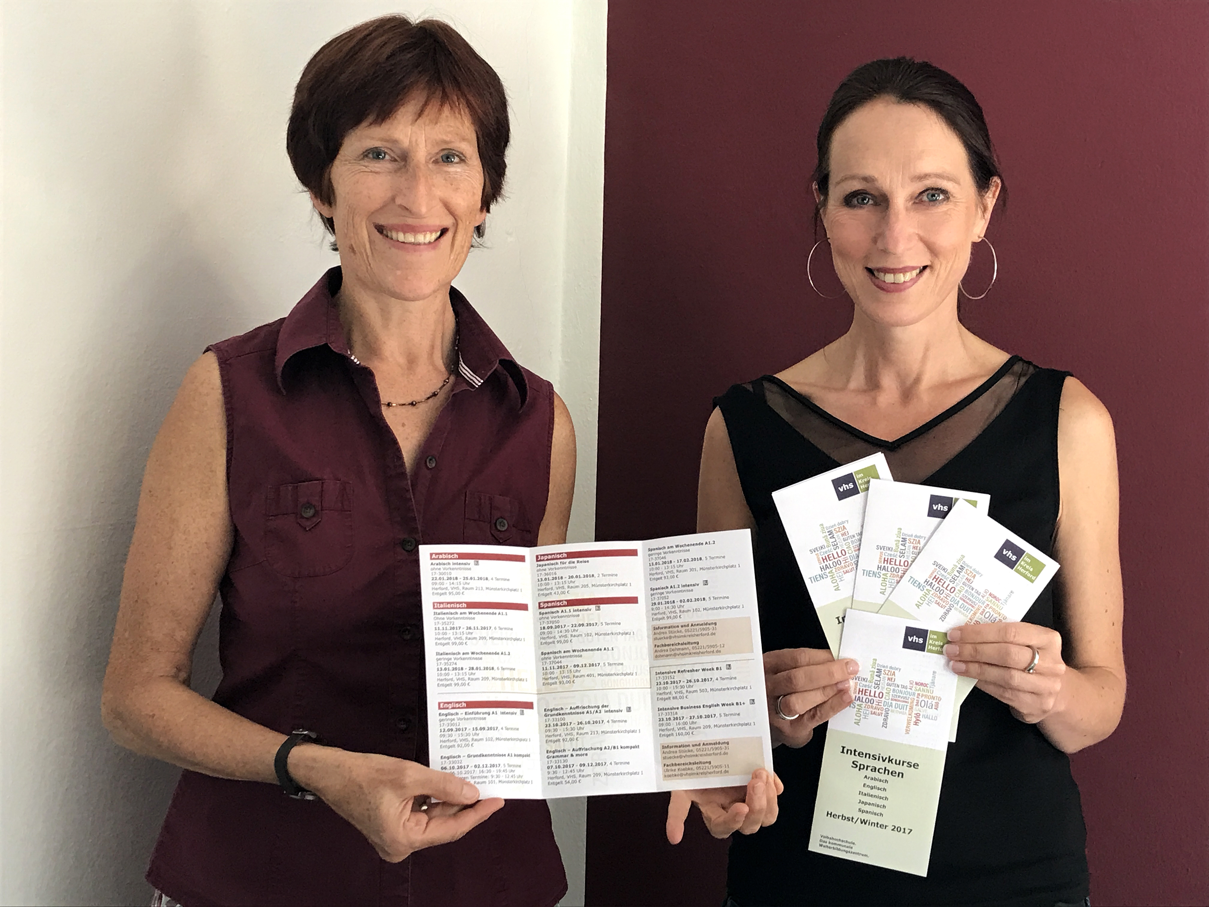 Ulrike Koebke und Andrea Dohmann © VHS